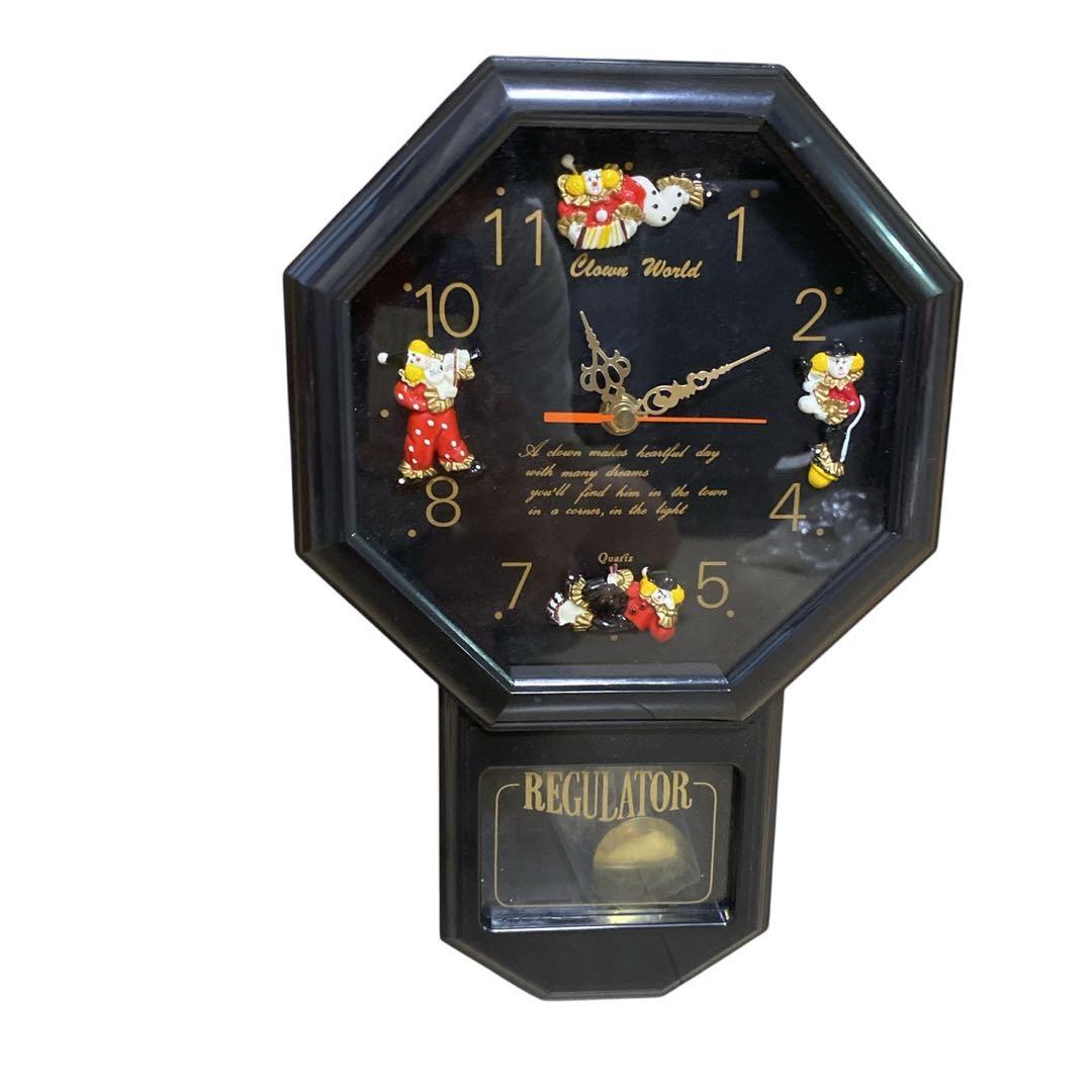 ピエロ Clown World 掛時計 壁掛け 時計 アンティーク - メルカリ