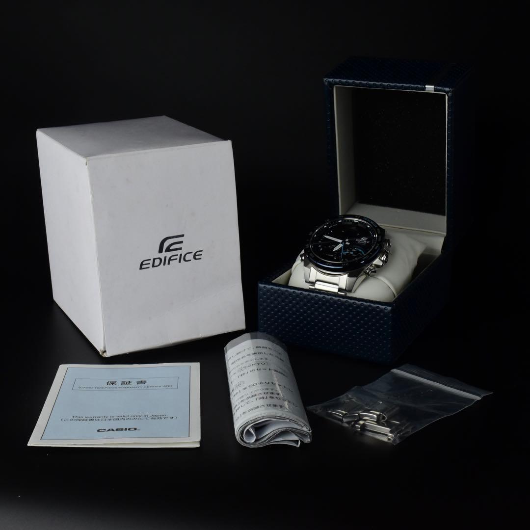 美品 CASIO エディフィス ECB-900YDB ブルートゥース 箱説あり