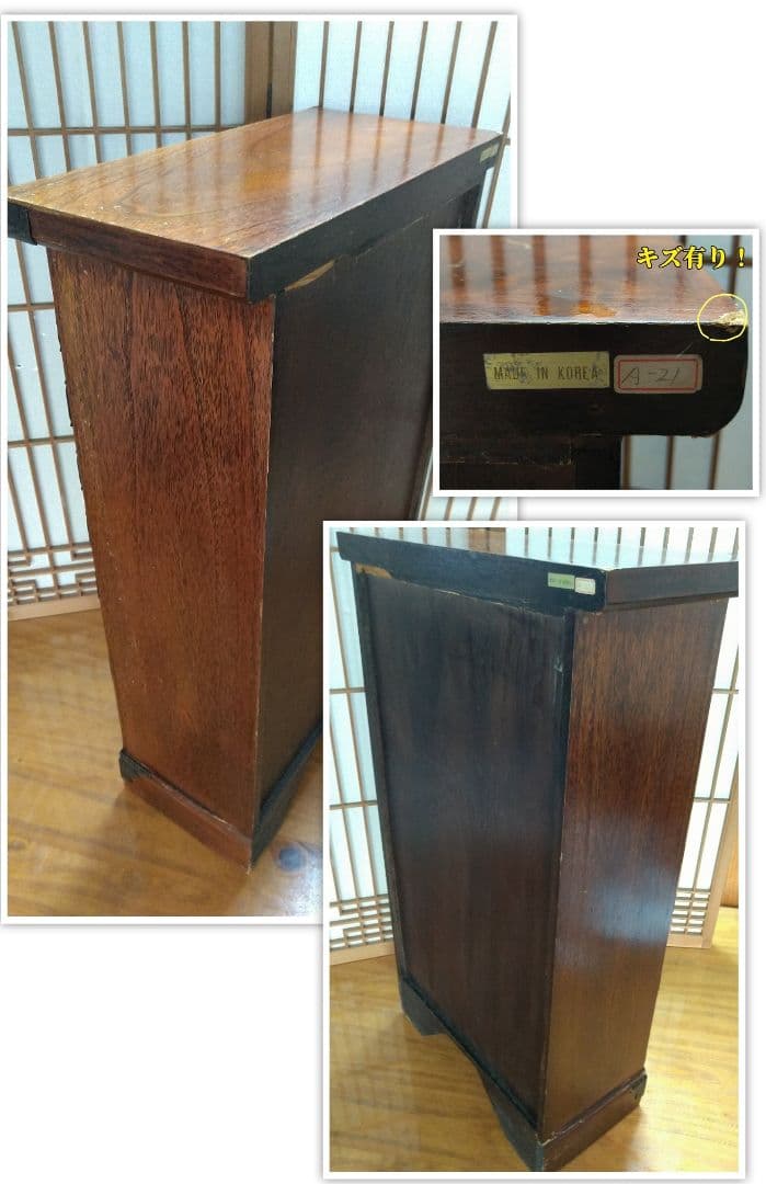 アンティーク！伝統的な和風 古木の薬箪笥 小15個・中2個・大1個の