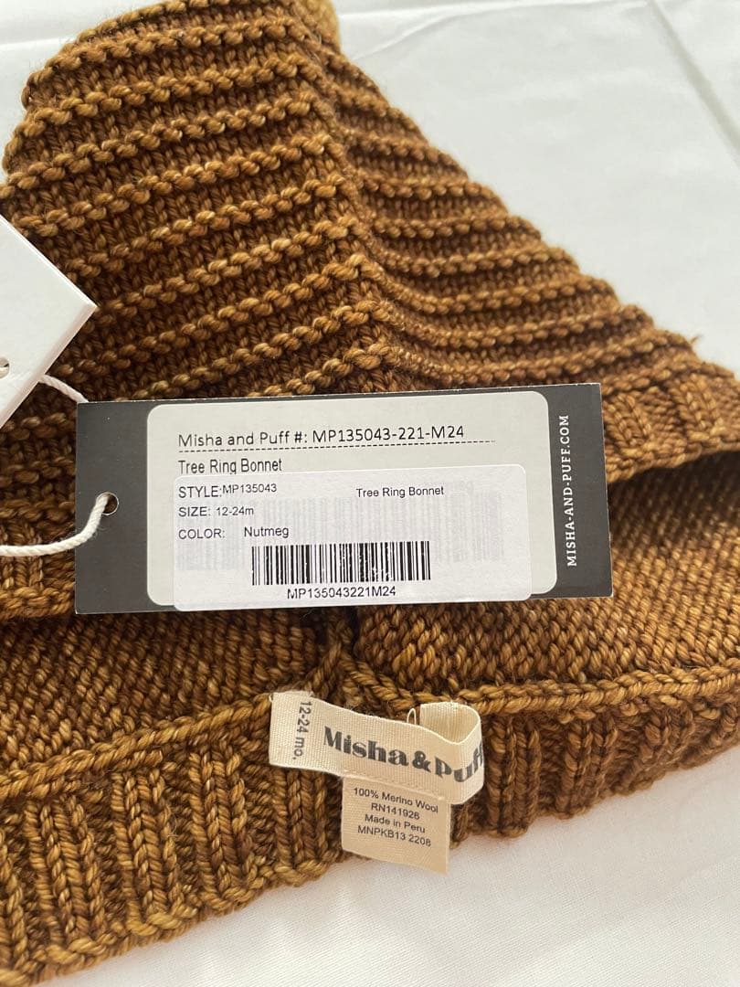 Misha&Puff 12-24m Tree Ring Bonnet