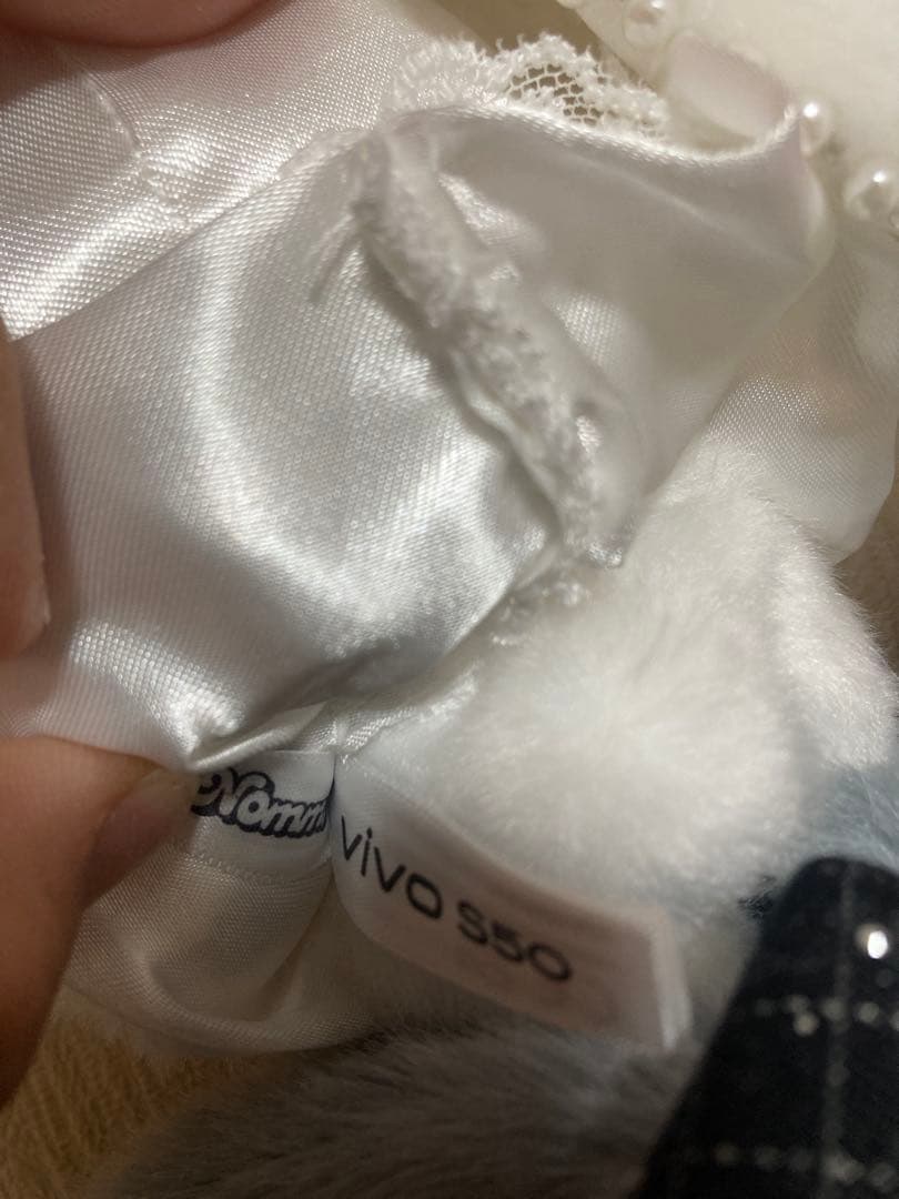 激レアnommi ぬいぐるみキーホルダー　4点セット白vivo コラボ