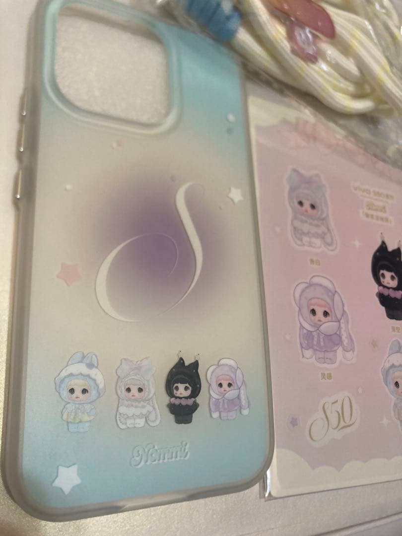 激レアnommi ぬいぐるみキーホルダー　4点セット白vivo コラボ