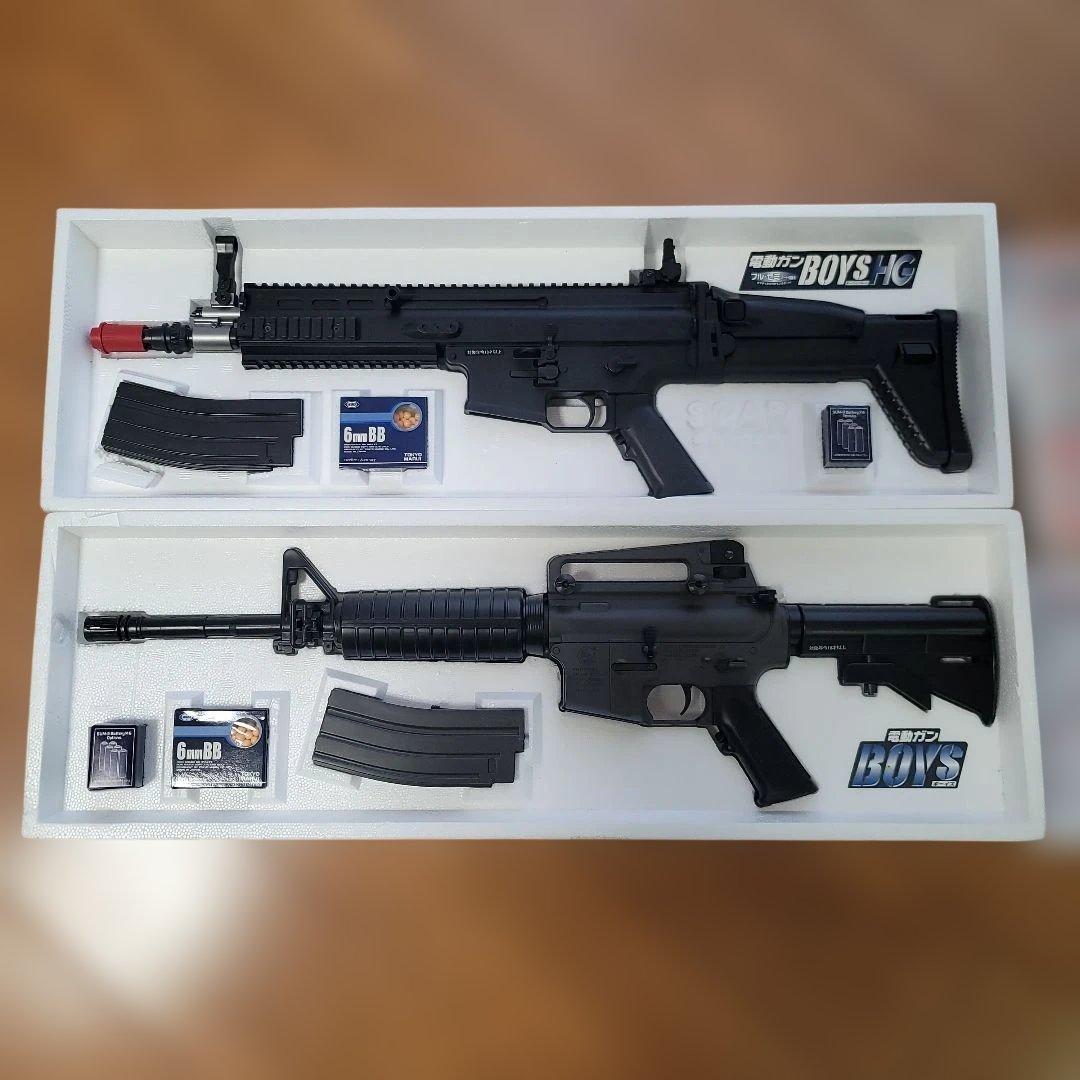 マルイ電動ガン ボーイズ スカーライトCQC、M4A1