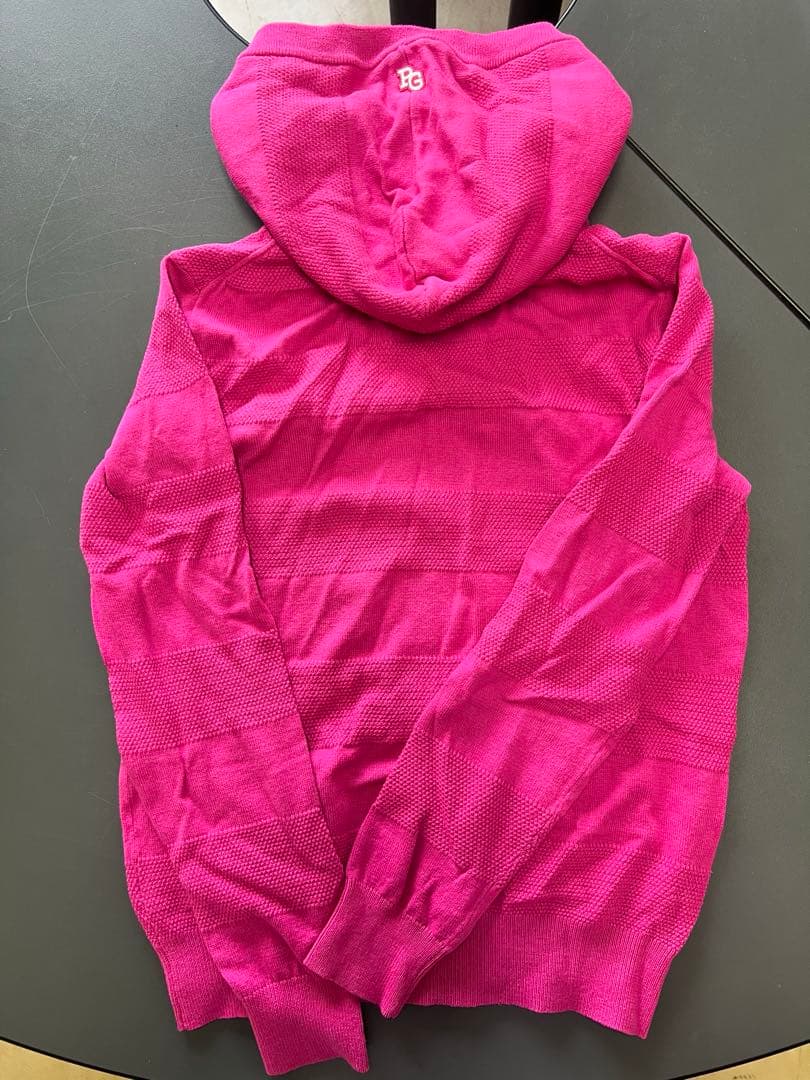PEARLY GATES 防寒特殊素材　パーカーセーター２点セット　ピンク