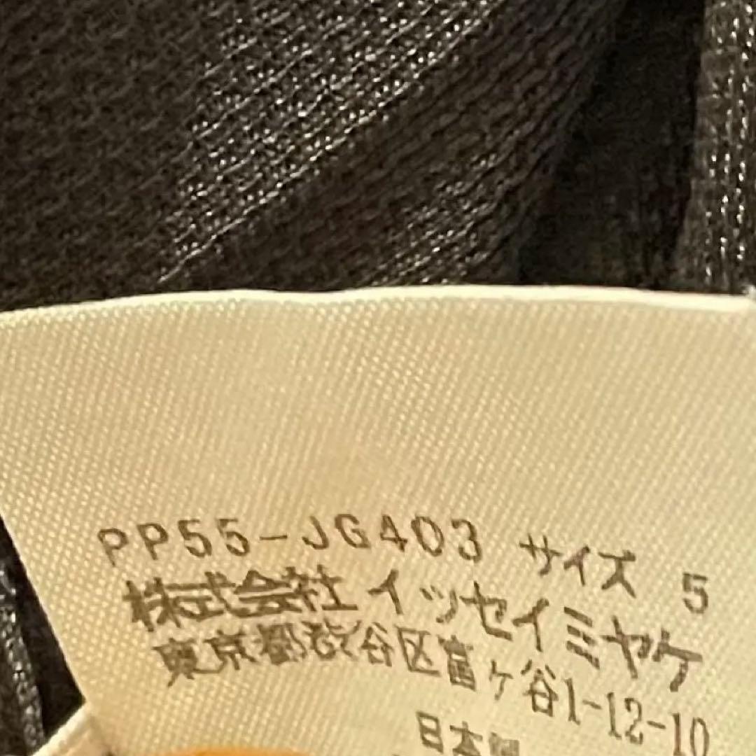 【プリーツプリーズ 】ひざ丈スカート　消しプリーツ　ツヤあり　グレー　5