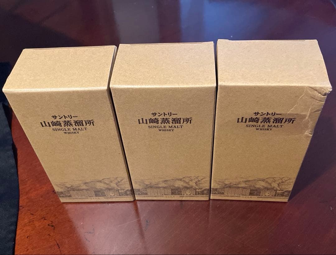 クンチャン様) サントリー山崎蒸溜所限定ウイスキー3本セット