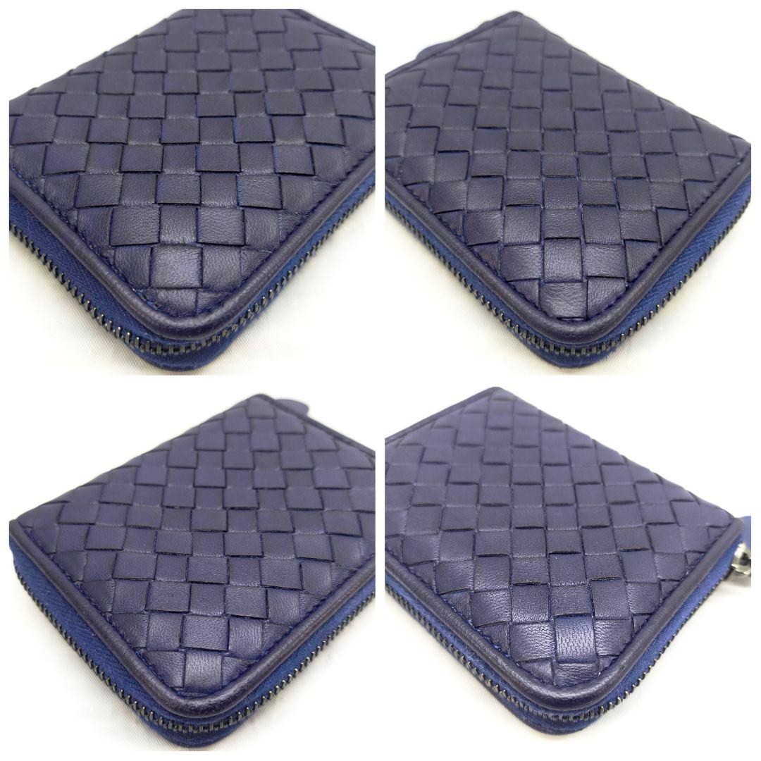 美品 ボッテガヴェネタ イントレチャート ケース ジッピー パース