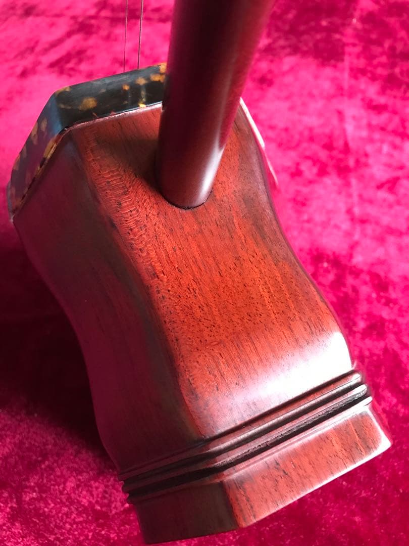 二胡★最上級アフリカ小葉紫檀★錦蛇皮★蘇州科韻・李玉貴★十年保証★必需品揃い