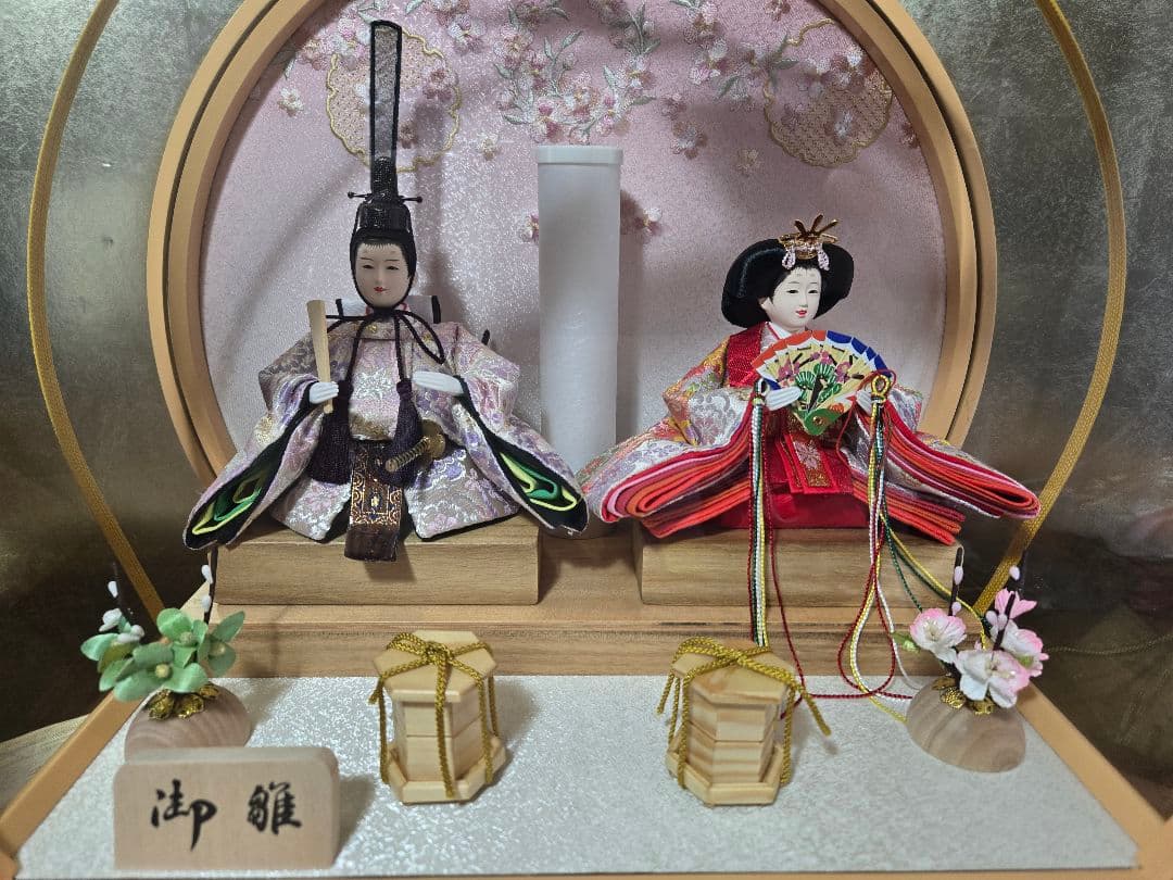 miii♡【一点限り】雛人形 ケース飾り　K53