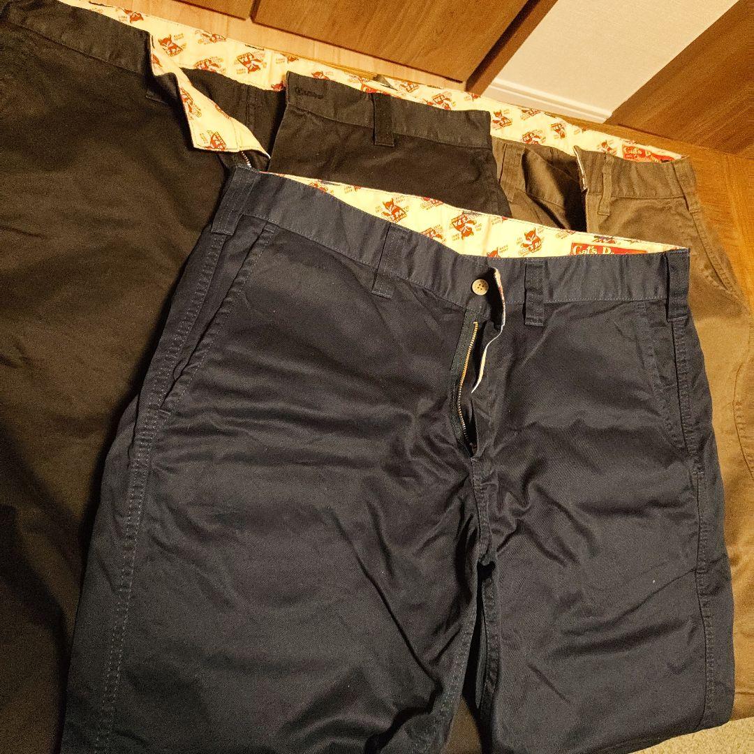 Cat's Paw チノパン W36 L34 3色セット 3色セット Paw チノパン W36