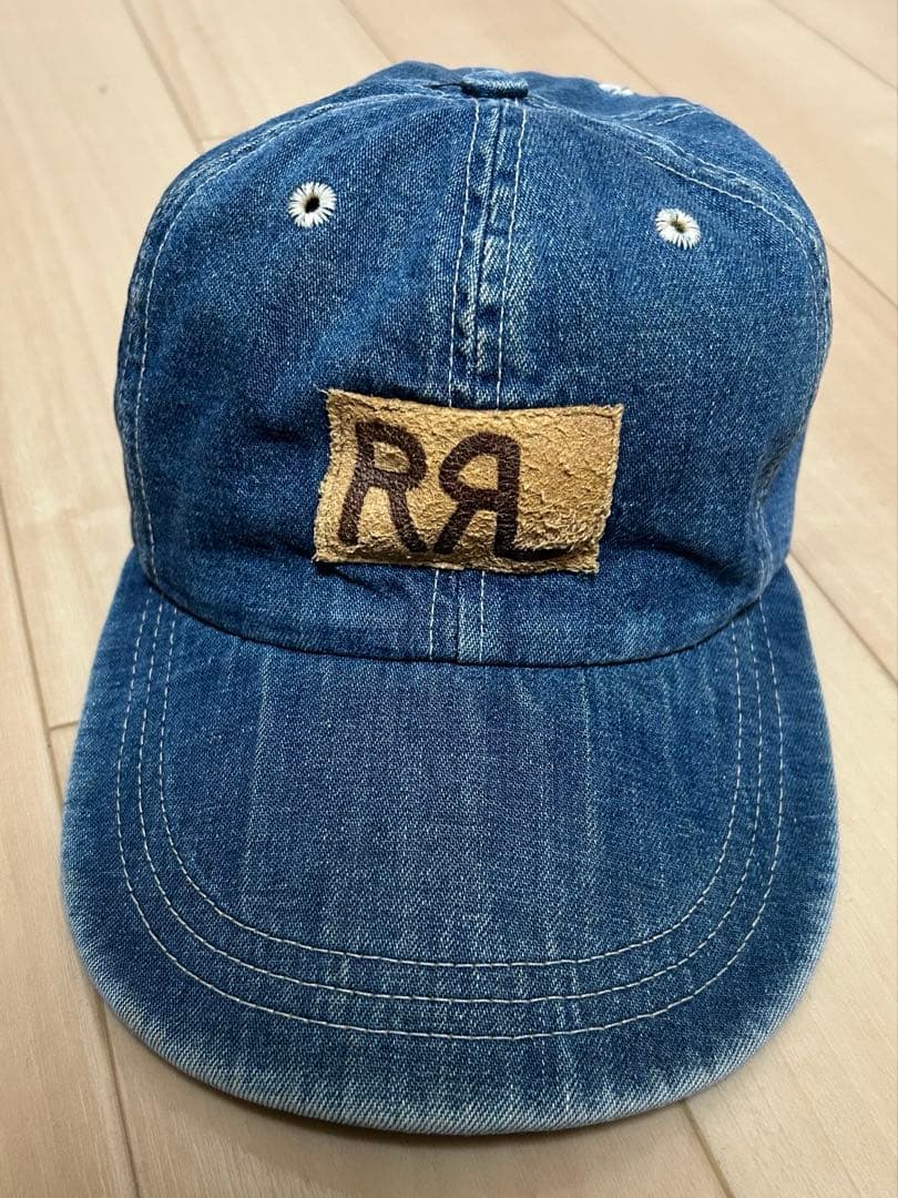 希少 usa製 RRL ダブルアールエル デニムキャップ ヴィンテージ