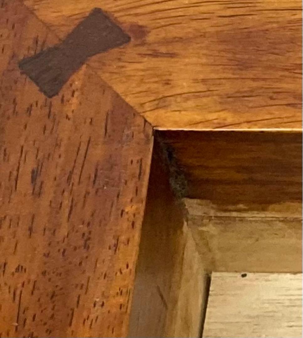 B8s 木製ミニチュア長火鉢 関西型 民芸 縮小 木工芸