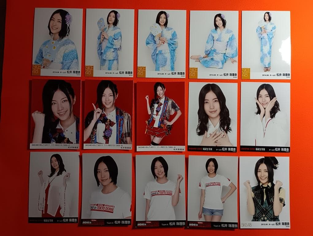 SKE48 松井珠理奈 147枚+α 生写真(管理No.S-119-01)