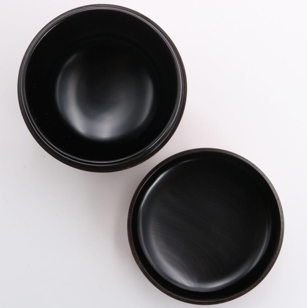 蒔絵師 定峯作 折鶴松葉蒔絵 朱塗 中棗 茶道具 共箱 V818