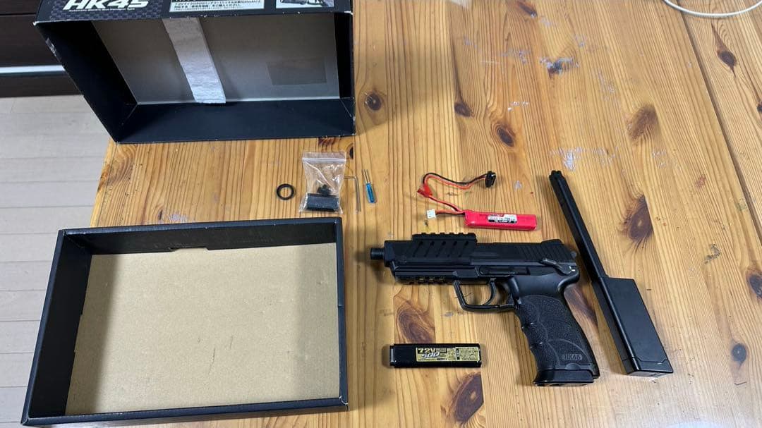 東京マルイ　電動ハンドガンHK45 リポバッテリー付き