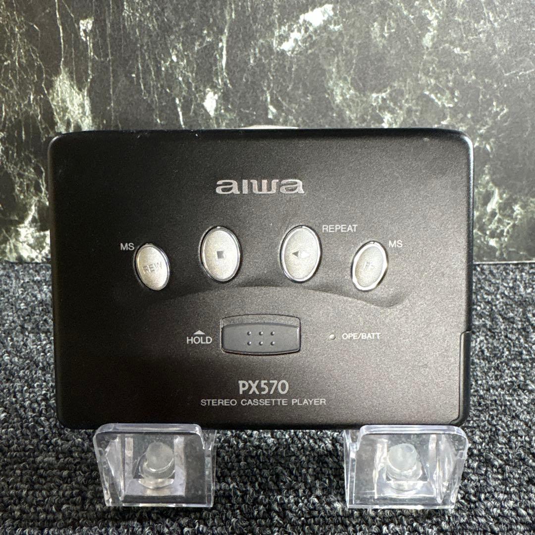 P0698】 aiwa ステレオカセットプレーヤー