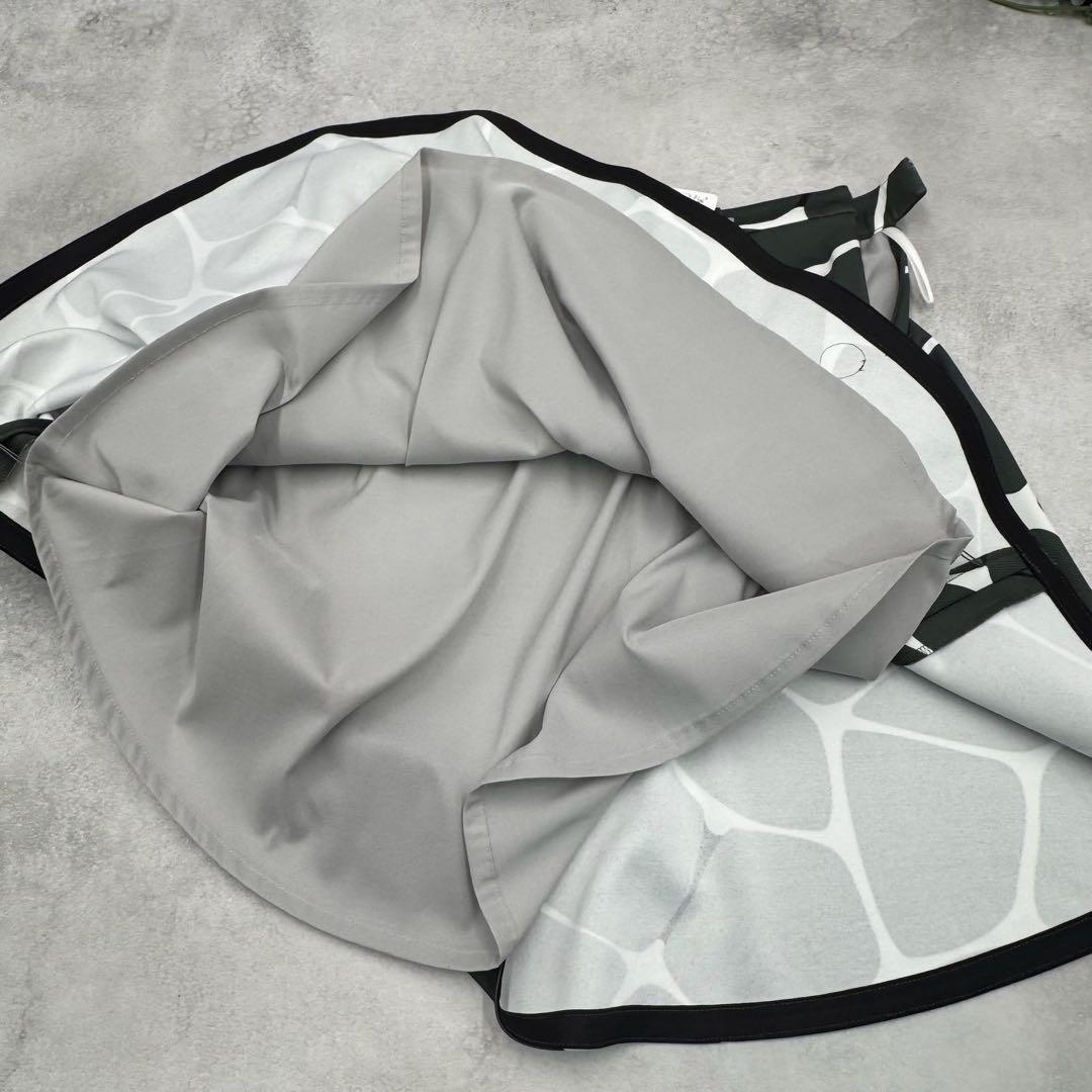 【新品未使用】ランバンスポール　スカート ジラフ柄カーキ ゴルフウェア