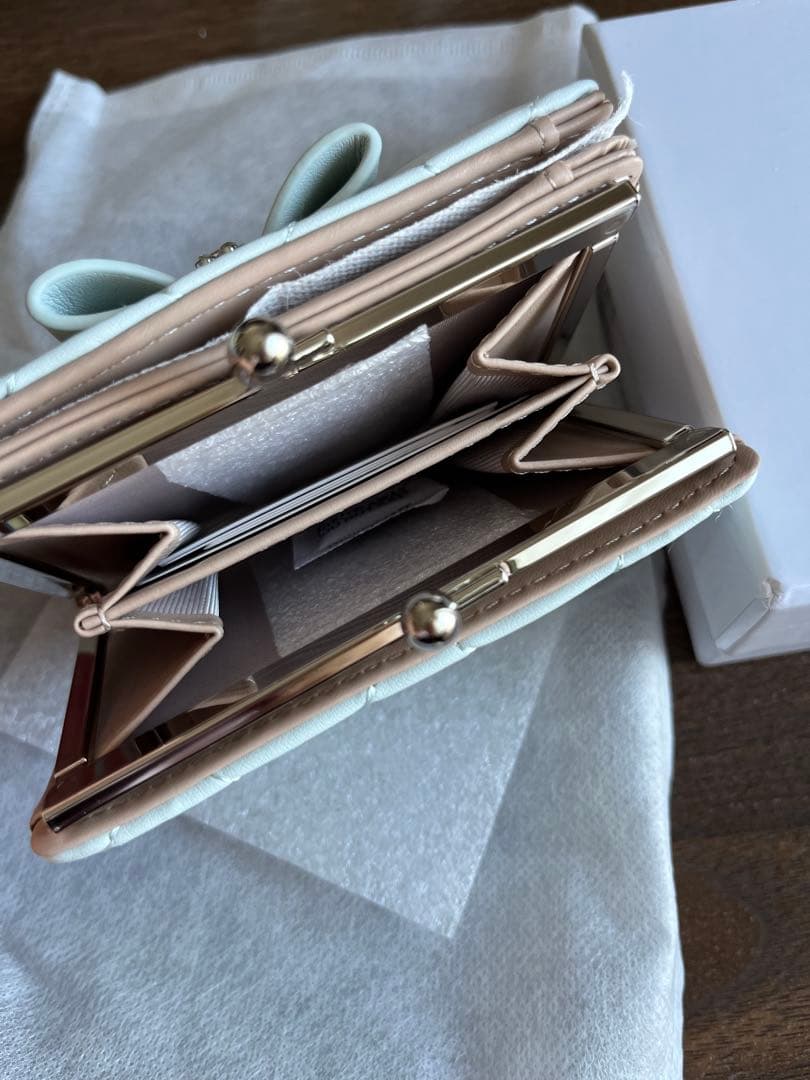 ジルバイジルスチュアート RIBBONキルトウォレット　ブルー