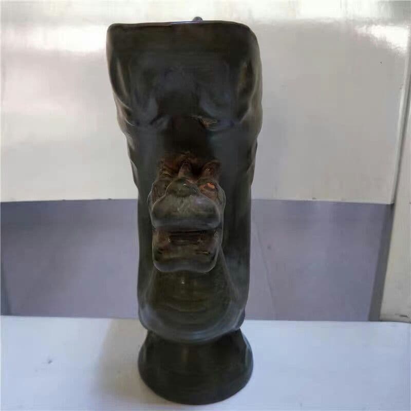 宋官窯竜泉磁器竜頭御杯擬古磁器古玩家庭博古架置物収蔵