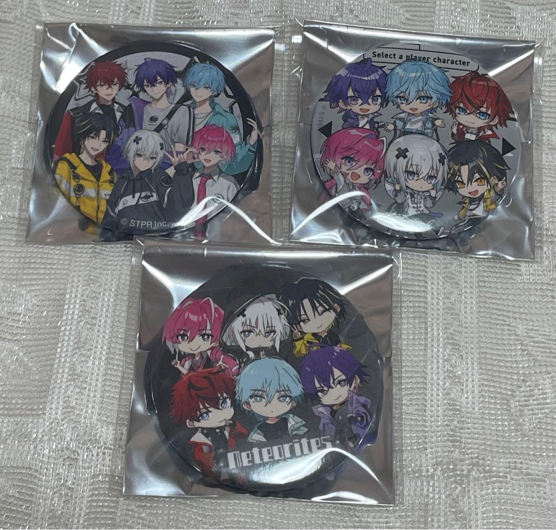 Meteorites めておら 全員集合 缶バッジ 3個セット - メルカリ