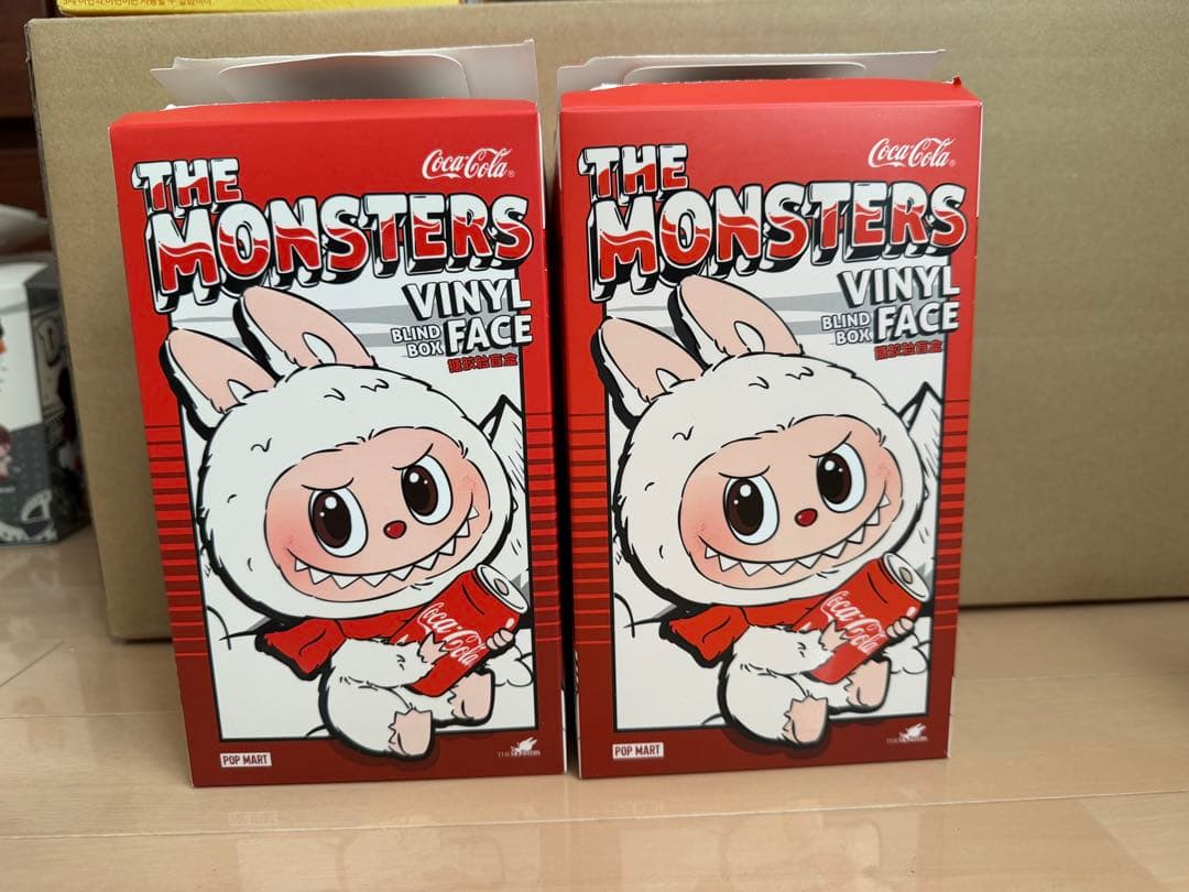 [新品未使用品]POPMART コカコーラ ラブブ ビンと缶セットノベルティ付き