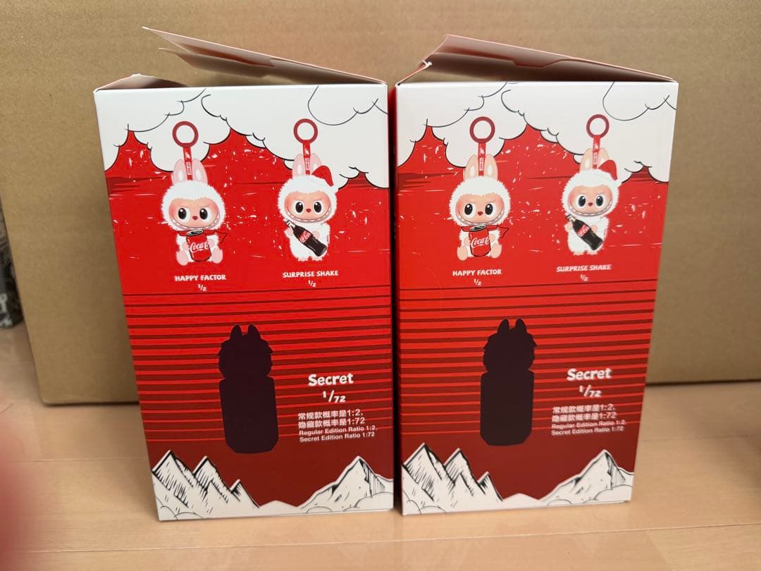 [新品未使用品]POPMART コカコーラ ラブブ ビンと缶セットノベルティ付き