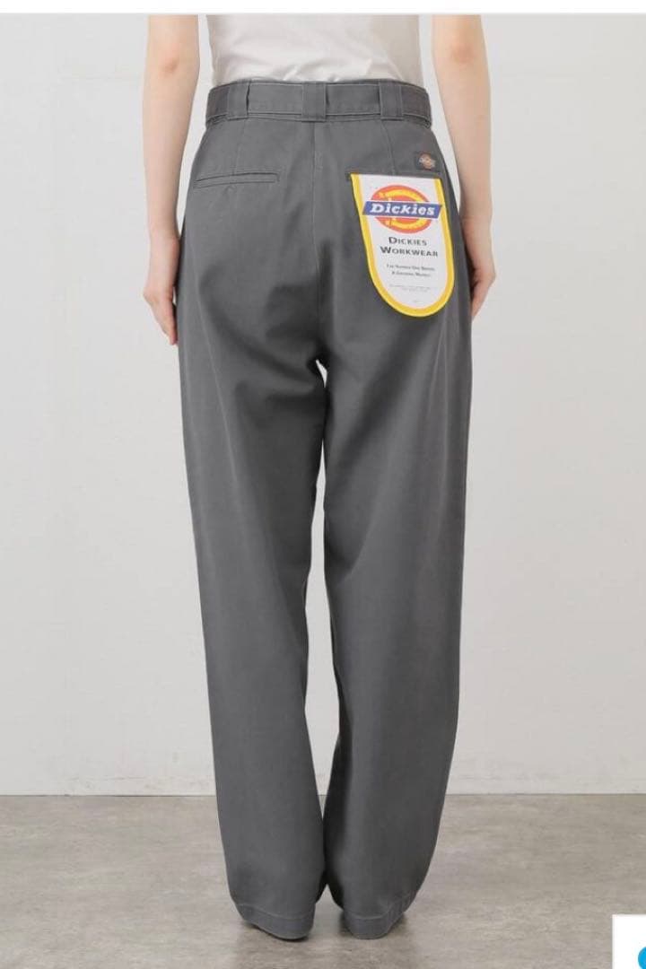 ★HOLIDAY DICKIES BELTED 2TUCK PANTS GRAY