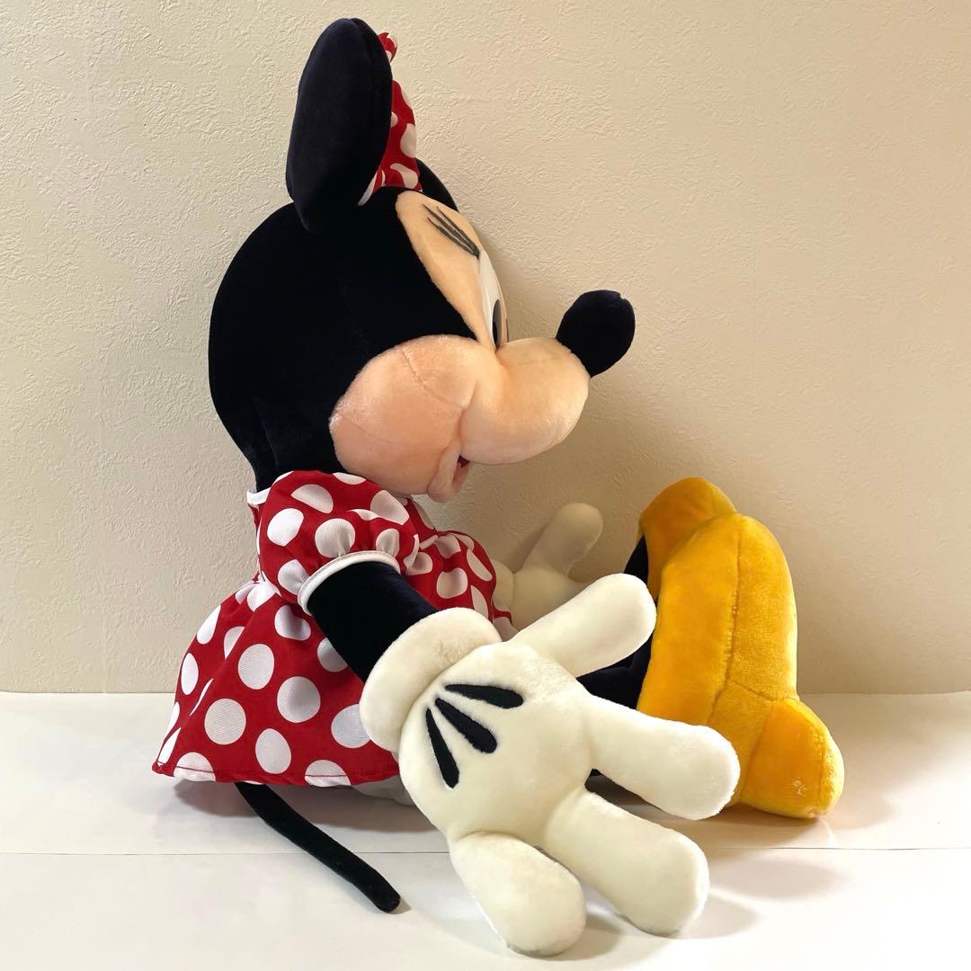 【まとめ売り】 圧縮なし Disney 特大 ぬいぐるみ ミッキー ミニー ペア