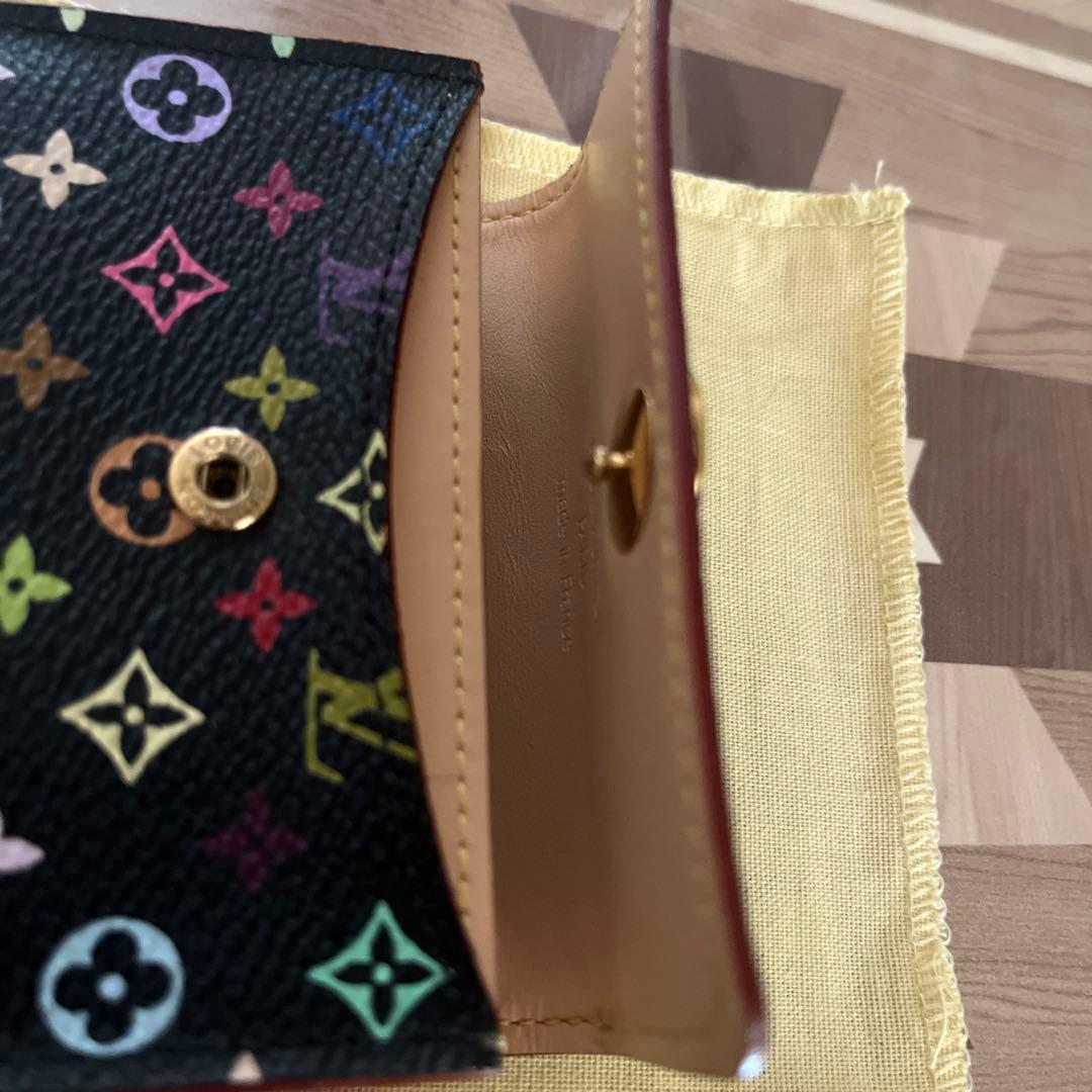 激レア ルイヴィトン モノグラムマルチカラー ノワール ポルトモネコージー 財布