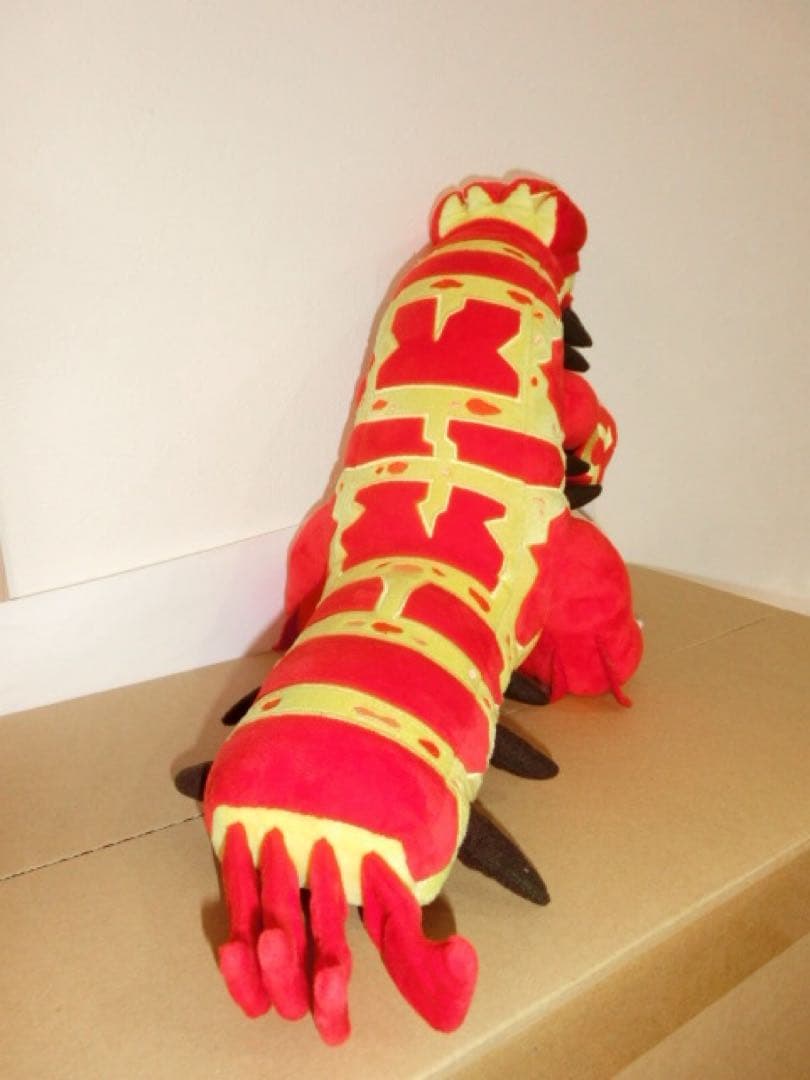 2014ポケモンセンター　ゲンシグラードン ぬいぐるみタグ付き