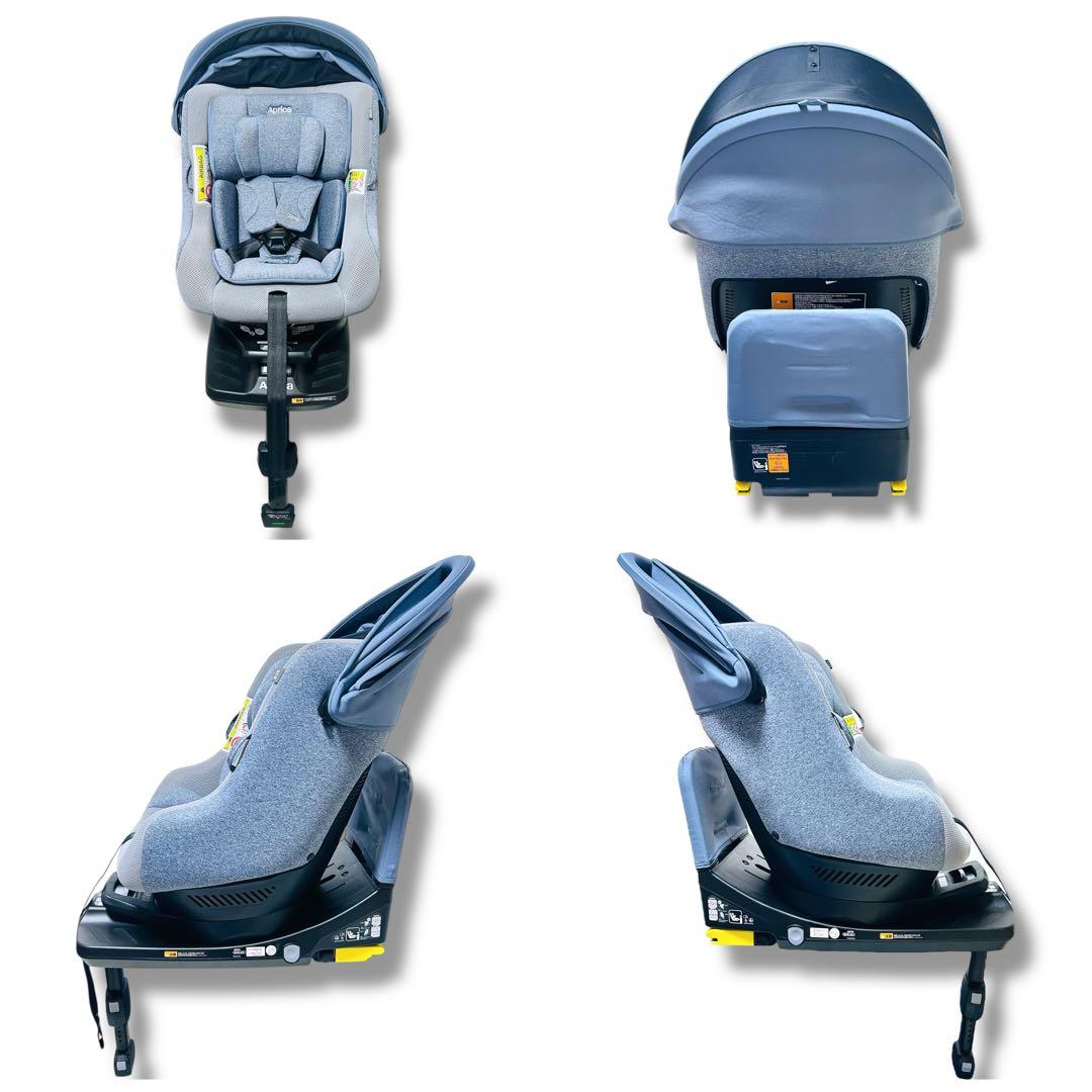 【ほぼ未使用】Aprica クルリラプラス ライト ISOFIX R129