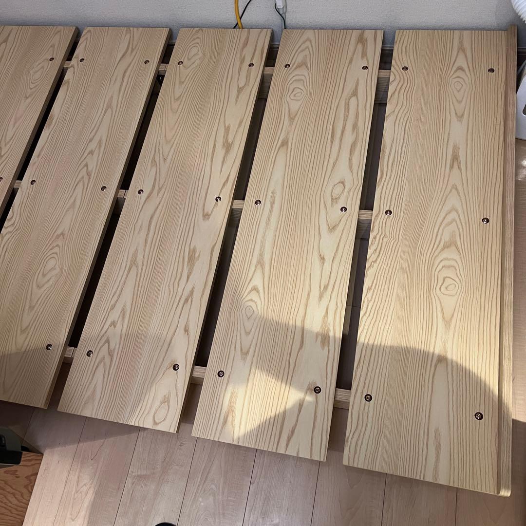 【二重あごちゃん】ベッドフレーム　シングル　セミダブル