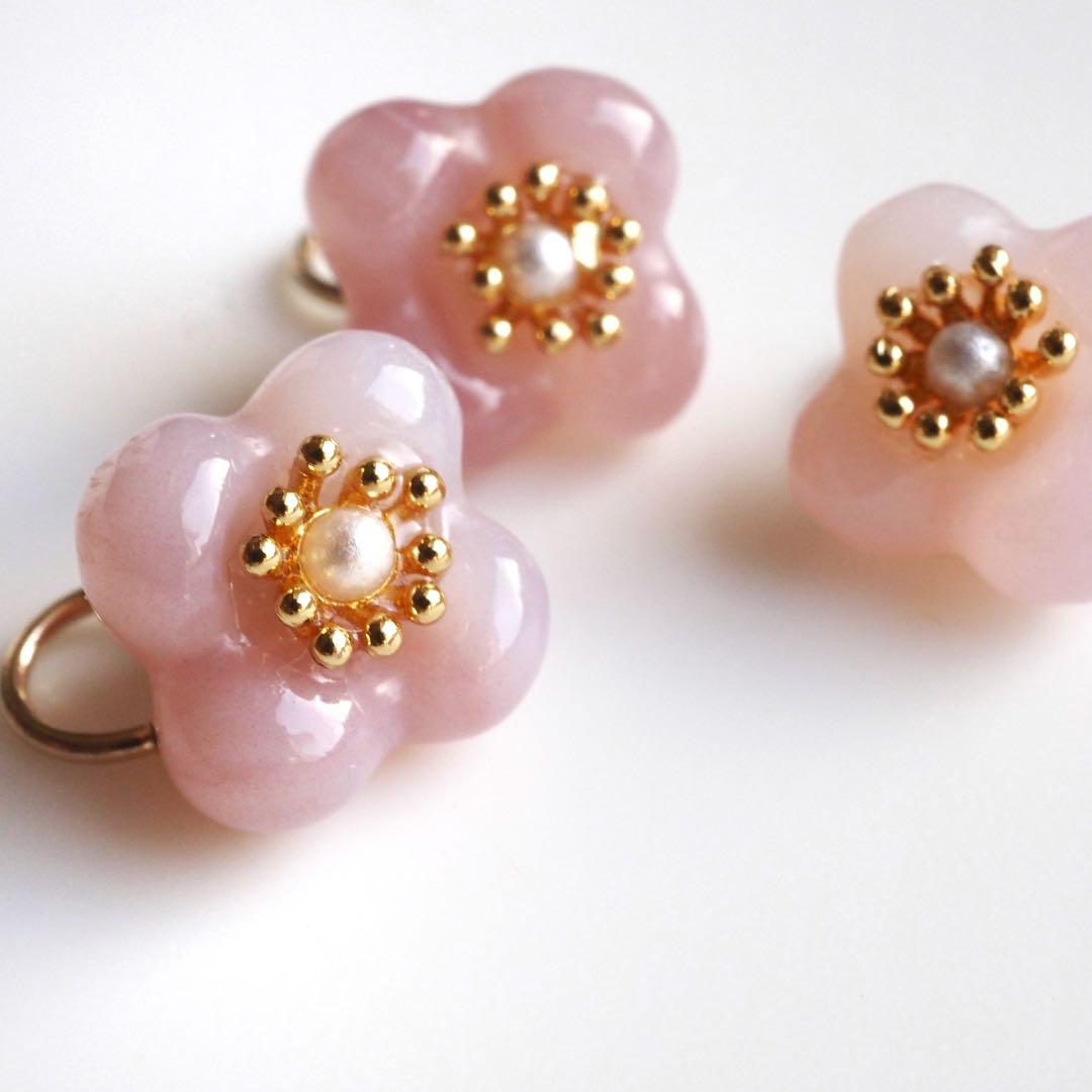 ほぅ様専用】＊SALE＊彫刻ドロップシェル大粒イヤリング