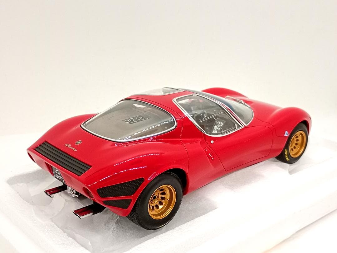 1/18 アルファロメオ 33 ストラダーレ 1967 プロトティーポ レッド