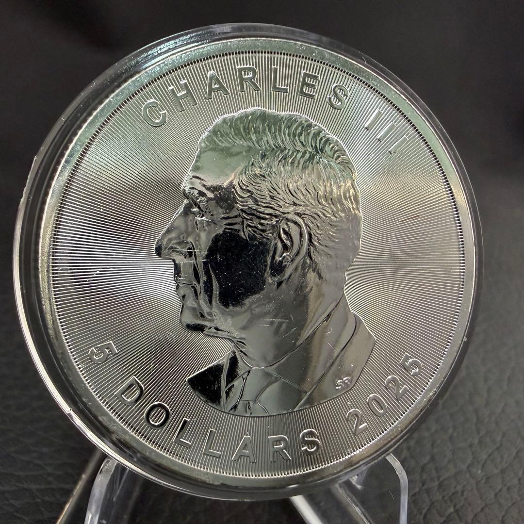 メイプルリーフ 銀貨 カラー マンダラフクロウ 曼荼羅梟 1オンス 1oz