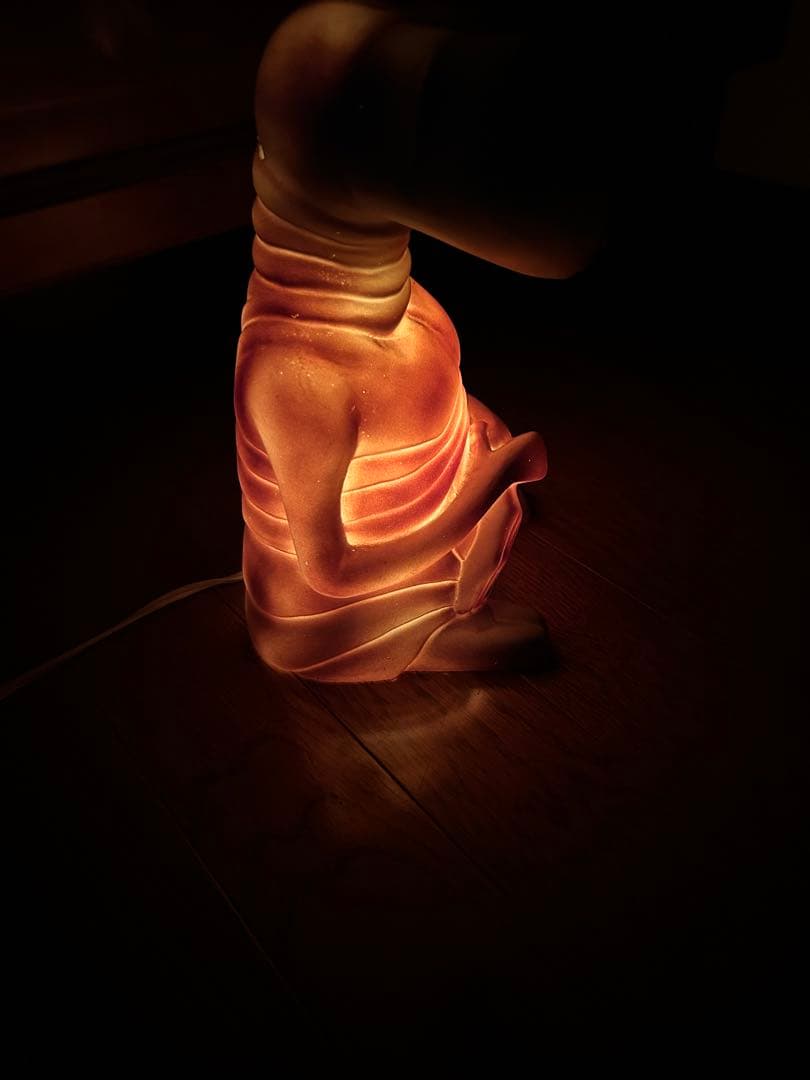 映画　E.T. 　ライト付約　24センチ　ビンテージ　フィギュア　照明