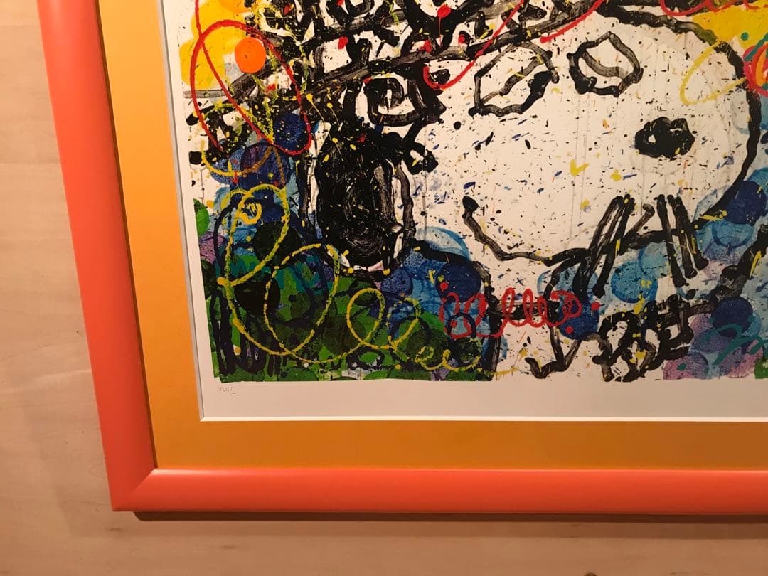 トムエバハート「Boom Shaka Laka Laka」リトグラフ作品保証書無