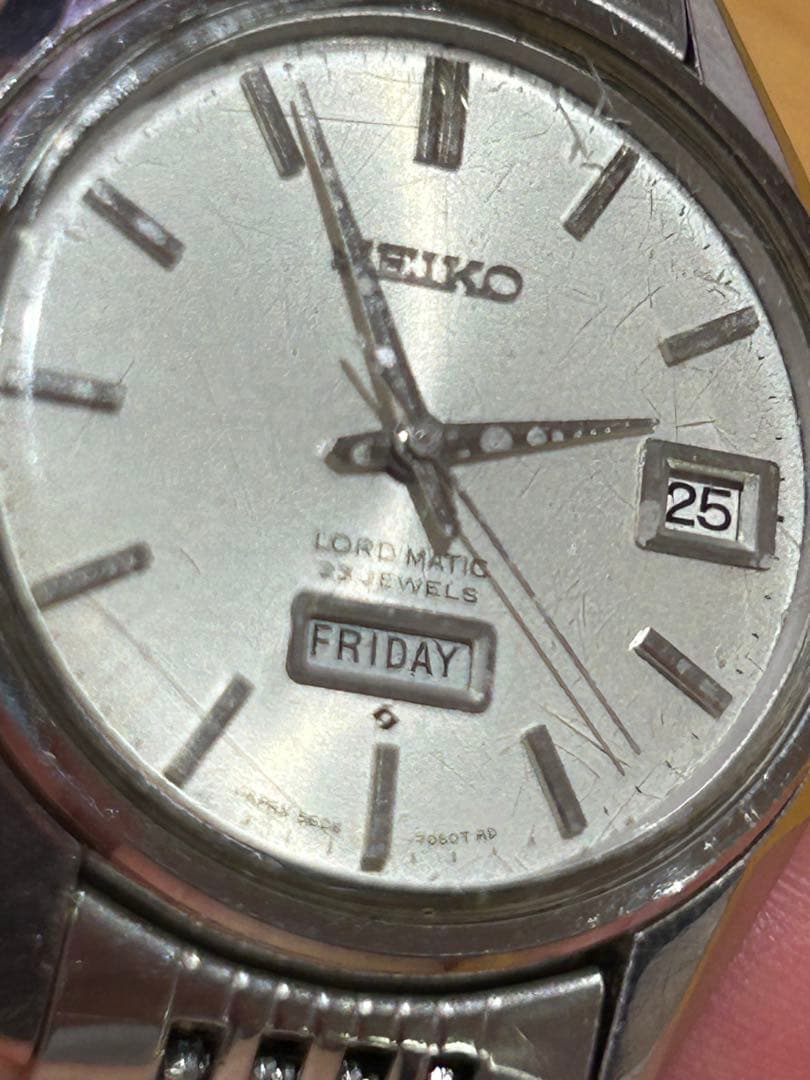 不動品　セイコー　ロードマチック　23石　5606-7060 私