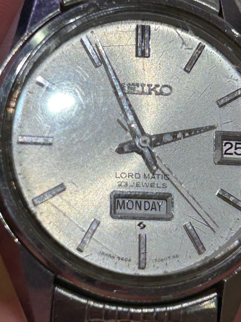 不動品　セイコー　ロードマチック　23石　5606-7060 私
