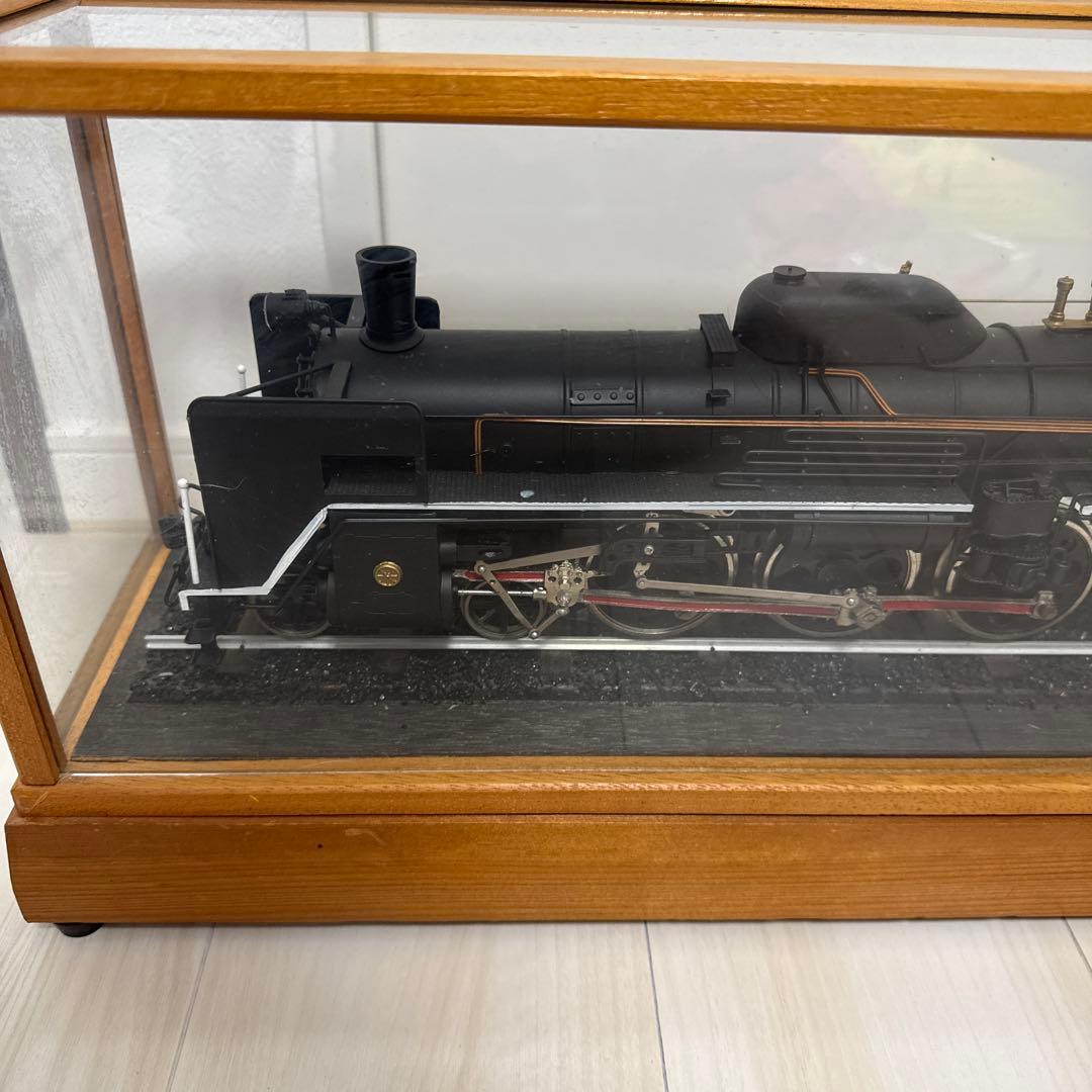 日本の蒸気機関車模型 ガラスケース付き　C571