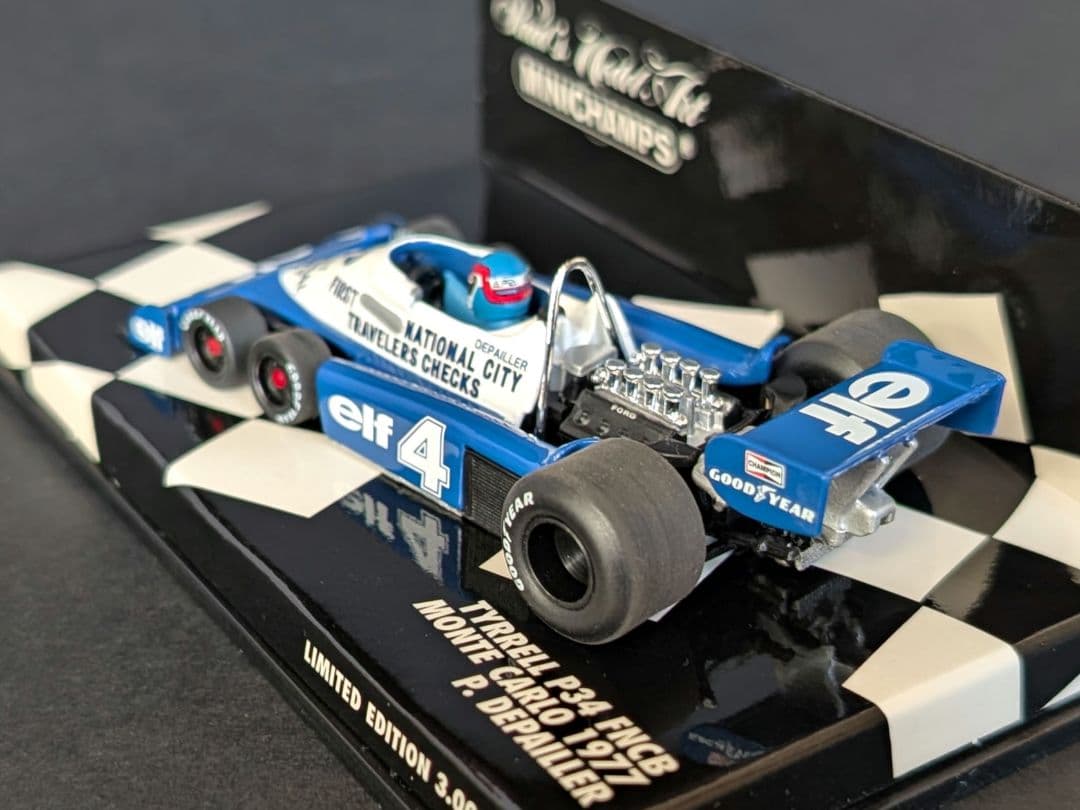 ミニチャンプス 1/43 Tyrrell P34 FNCB 1977 #4