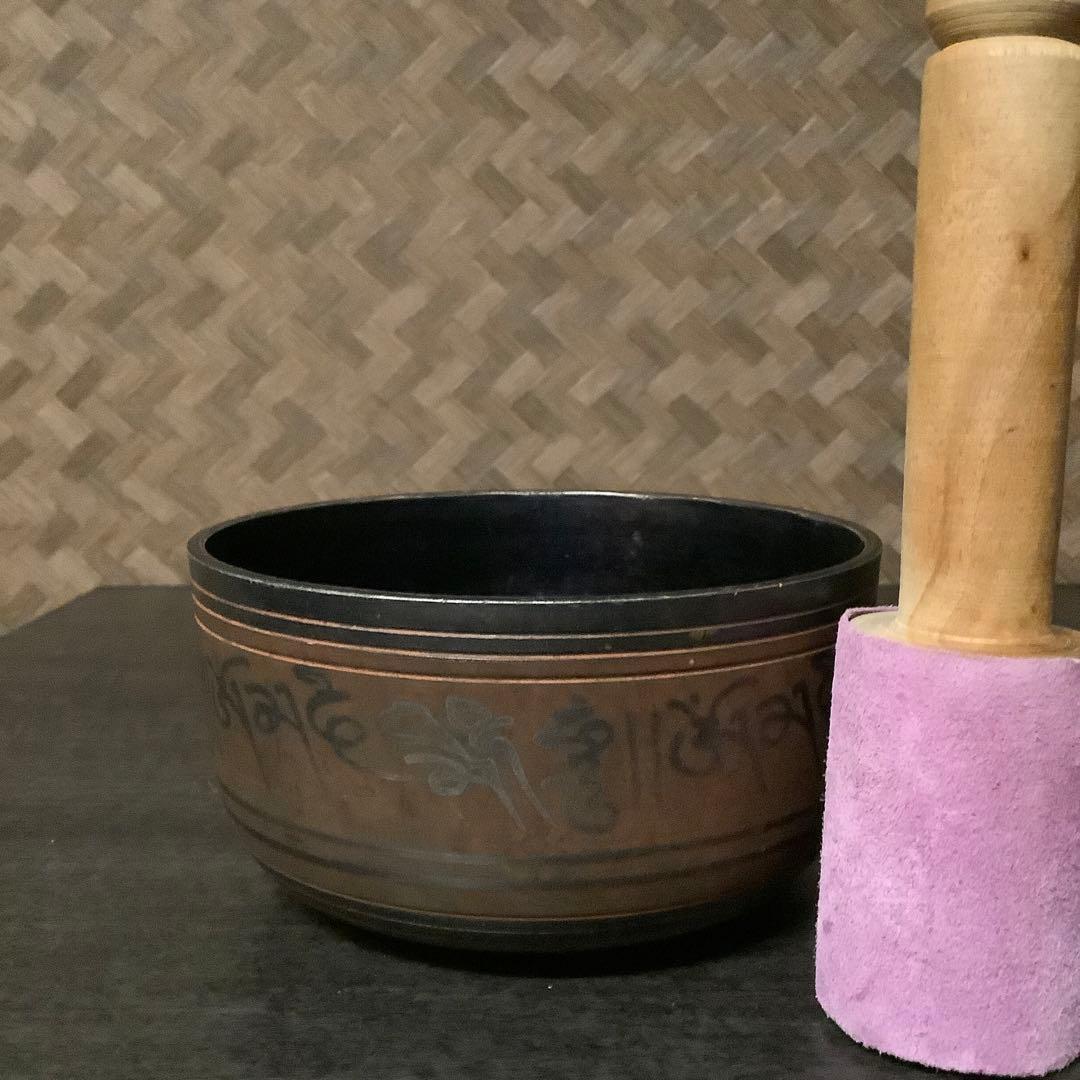 No27 チベット産 シンギングボウル ネガティブマインド ブラック