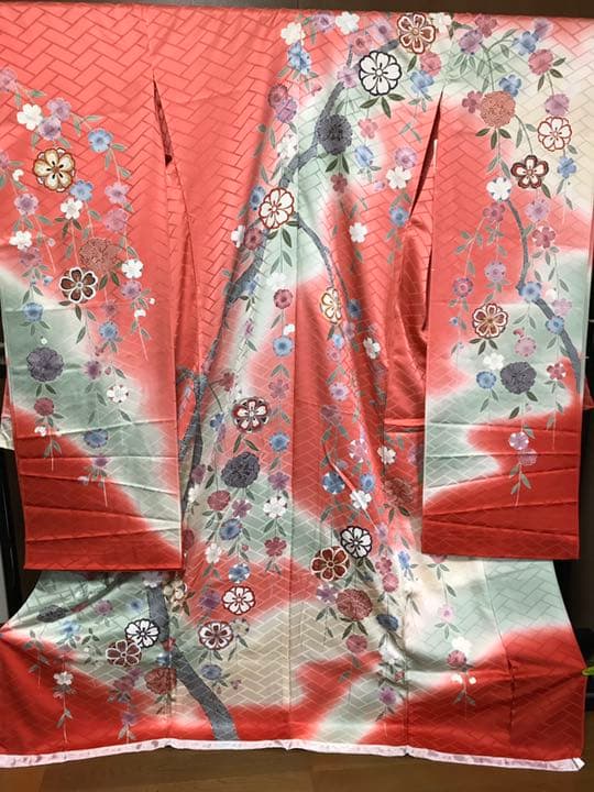 新品振袖 正絹 未仕立て 8