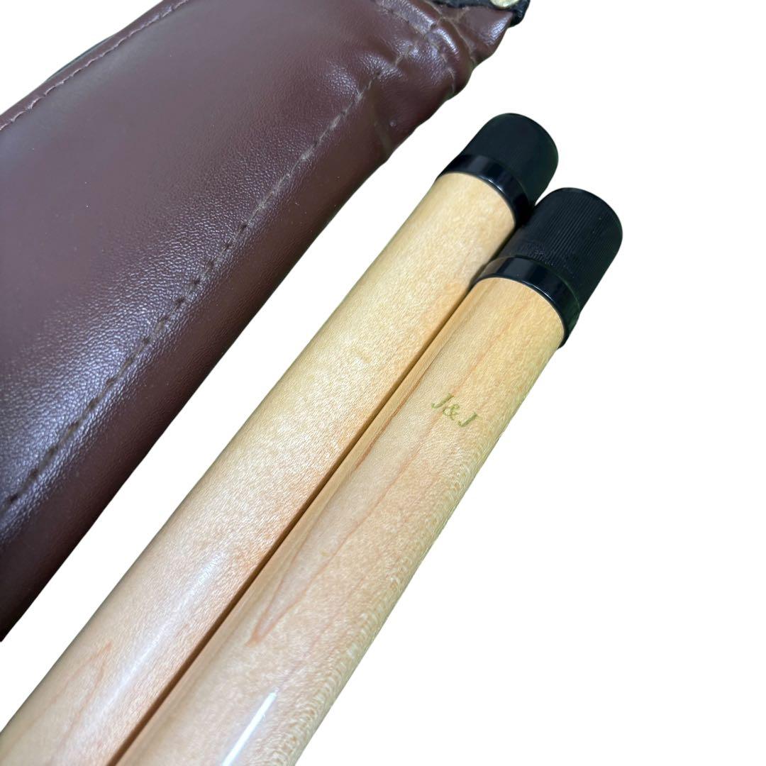 J&J ビリヤードキュー ケース付き