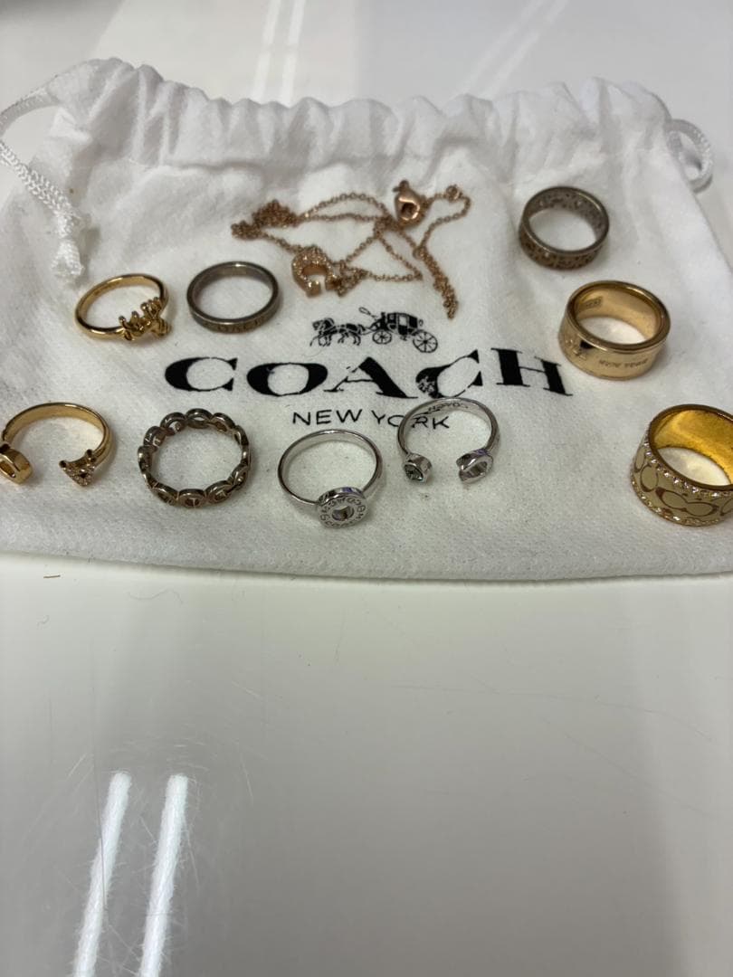 p*ー様 ま*な様 ★COACH リングセット ゴールド シルバー ネックレスま