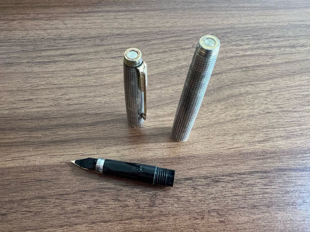 パーカー　parker 万年筆　75 銀無垢