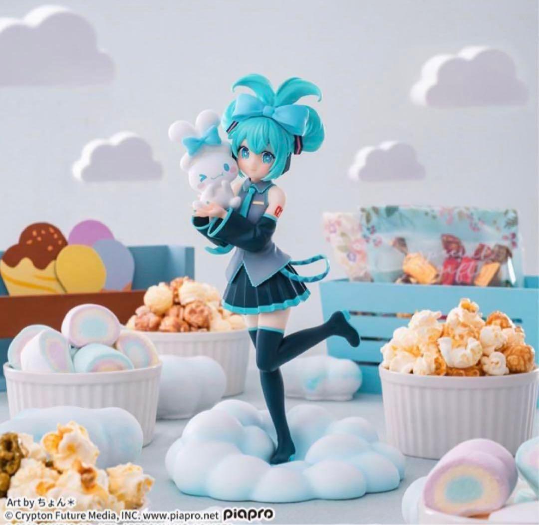 【新品未開封】 初音ミク×シナモロール フィギュア 4種 15体