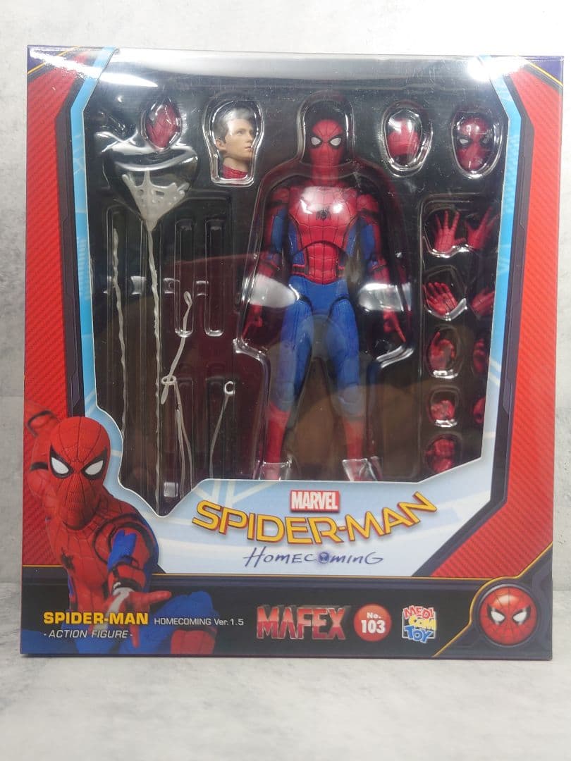 マフェックス No.103 MAFEX スパイダーマン ホームカミング 1.5 アメコミ