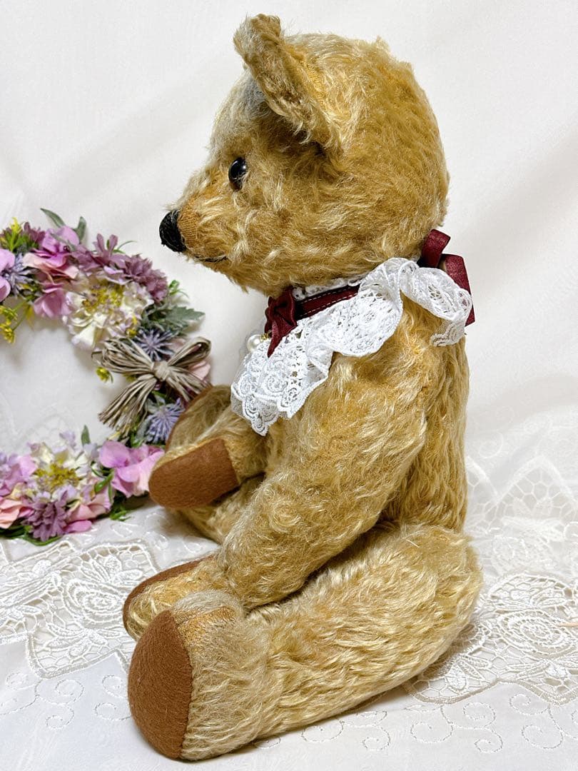 ❤️美形❤️大きめチャドバレーベア　1940's アンティークベア　テディベア
