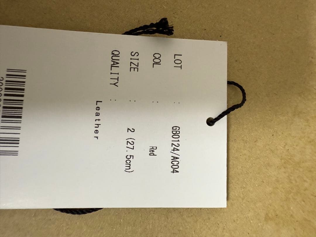 glamb モカシン ブラック/レッド